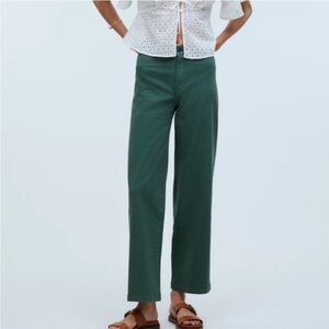 Madewell The Emmett Wide-Leg Crop Pant